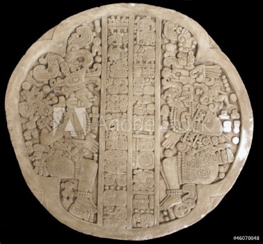 Bild på Ancient Mayan carving from Honduras
